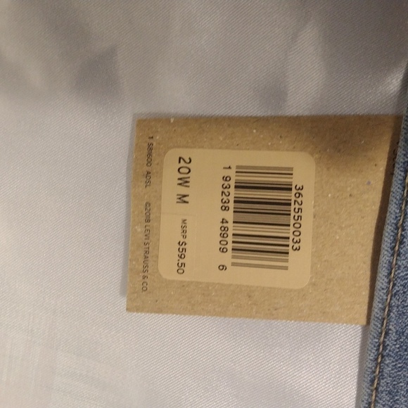 Nwt Levi's 711 skinny jeans 20w - Picture 10 of 11